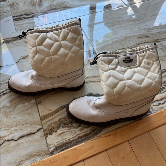Coach snow boots size 38.5 - Picture 4 of 10
